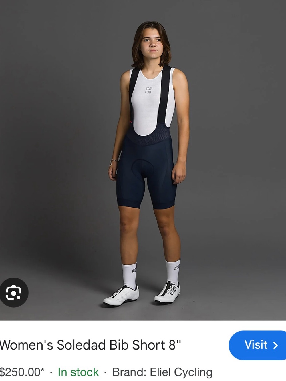 Women's Eliel Soledad Bib Short - black